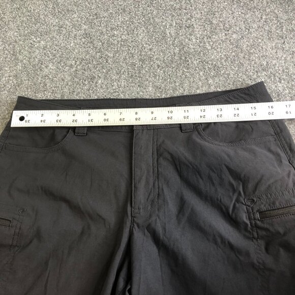 Eddie Bauer First Ascent Shorts Womens 10 Black Hiking Stretch Lightweight - Picture 5 of 10